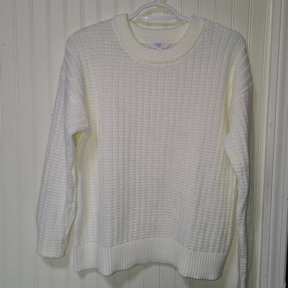 Time and Tru Sweaters - Time and Tru Midweight Waffle Stitch Sweater - Worn Once